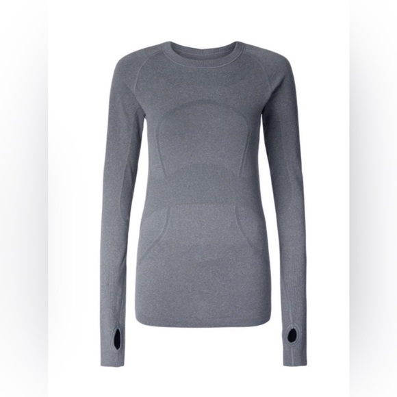 lululemon athletica Tops - Gray Lululemon Swiftly Tech Long Sleeve
